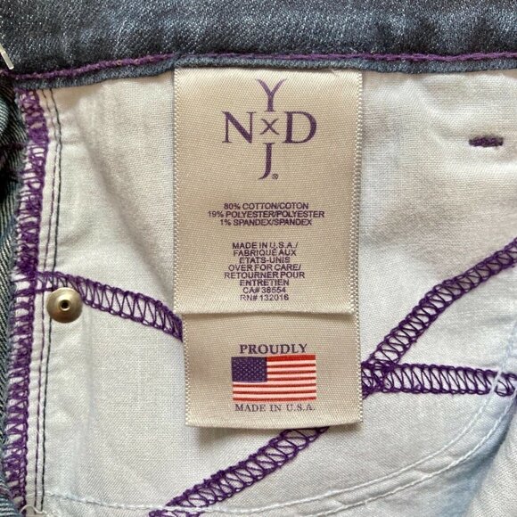 NYDJ Bootcut Jeans Med Wash Western Rodeo Cowgirl Back To School Y2K 6 - Picture 5 of 5